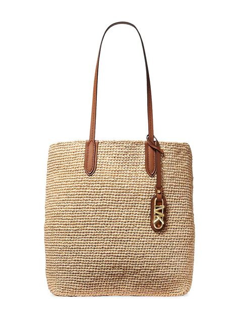 michael kors beach bag straw|michael kors raffia bag.